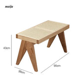 RATTAN CRAFTSMAN Rattan Shoe Stool Bench from RATTAN CRAFTSMAN
