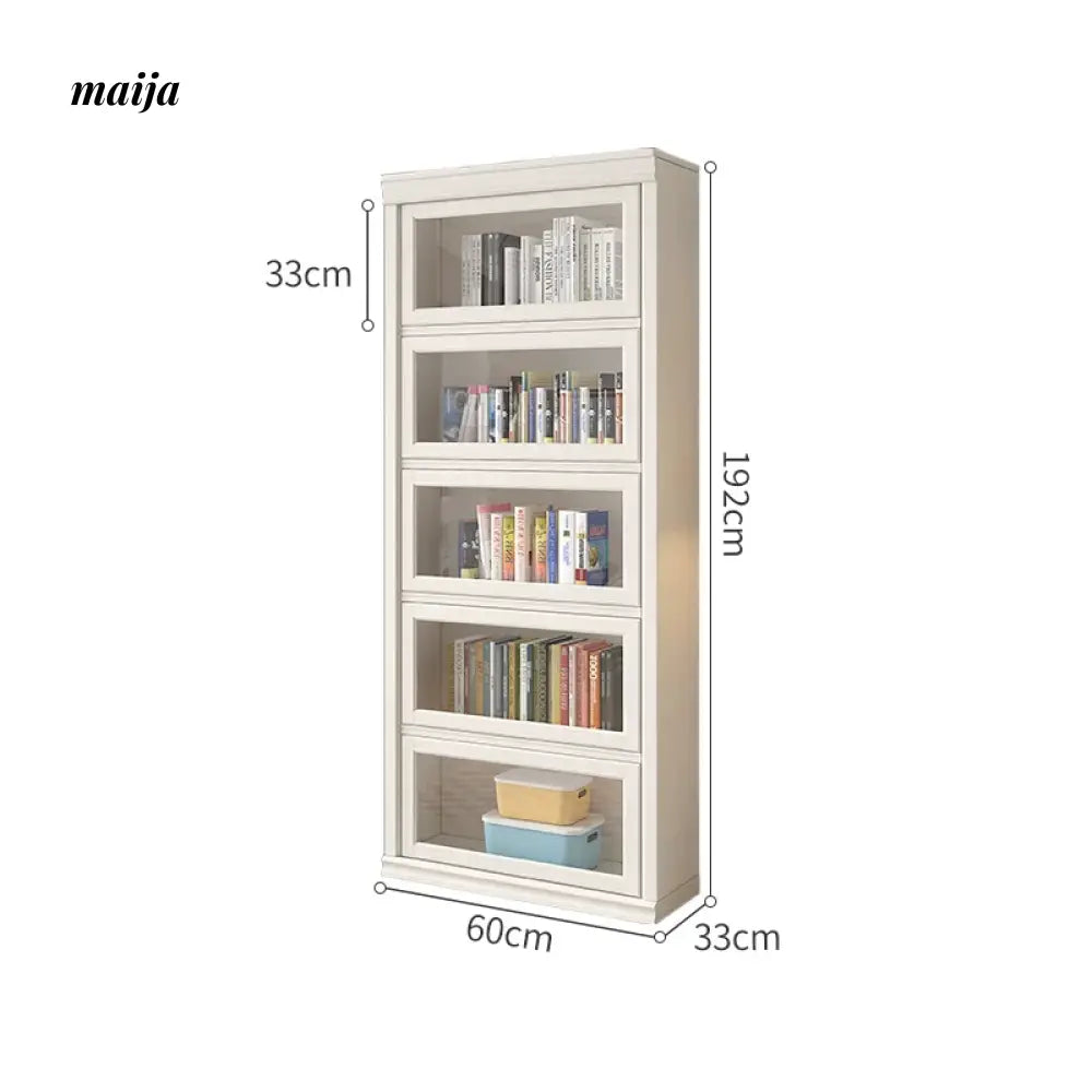MEIHOUSE Dust-Proof Bookcase Glass Door Standing Cabinet from MEIHOUSE