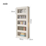 MEIHOUSE Dust-Proof Bookcase Glass Door Standing Cabinet from MEIHOUSE