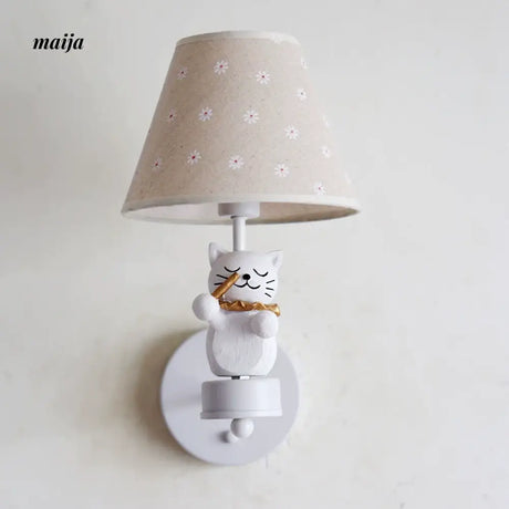 QXWD Cat Conductor Ceiling Lamp Children's Room from QXWD