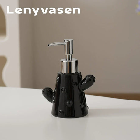 LENYVASEN Iris Ceramic Shower Gel Bottle from LENYVASEN