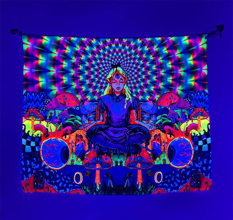 ZHANG MEIMEI Fluorescent Starry Sky Tapestry from ZHANG MEIMEI