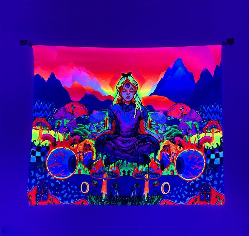 ZHANG MEIMEI Fluorescent Starry Sky Tapestry from ZHANG MEIMEI