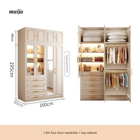 White Retro French Style Wardrobe from maija