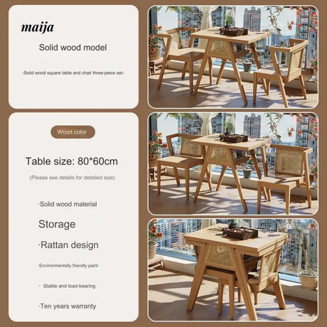 FUYUKI Valdez Compact Dining Set from FUYUKI