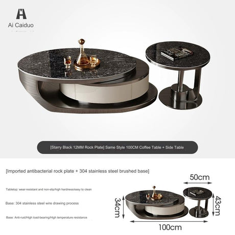 Seaton Lazy Susan Dining Table from MODENG