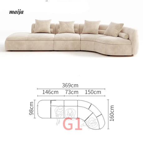NAVI Emelie Curve Sofa from maija