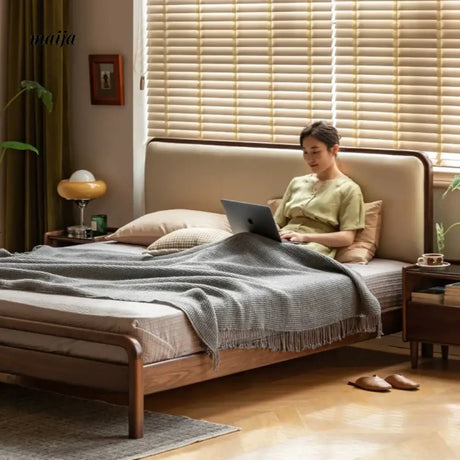 GENJI Lorenzo Solid Wood Bed from GENJI