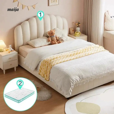 LINSYKIDS Shellharbour Soft Headrest Children's Bed from LINSY KIDS