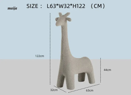 LOWERLEFT Giraffe Kids Shoe Stool from Lower Left