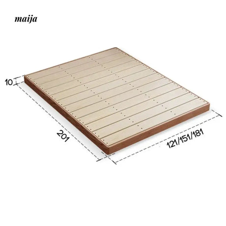 Japanese Tatami Solid Wood Platform Bed from AI