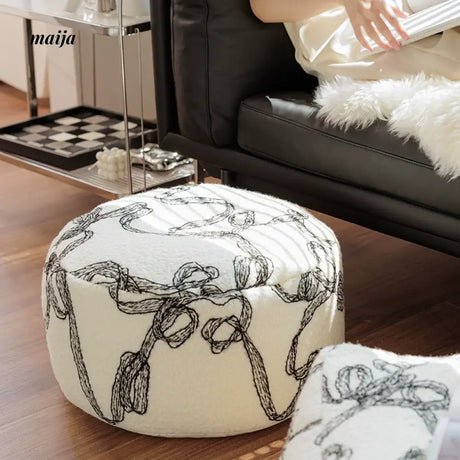 MISTYWOOD Circular Knitted Living Room Cushion from MISTYWOOD