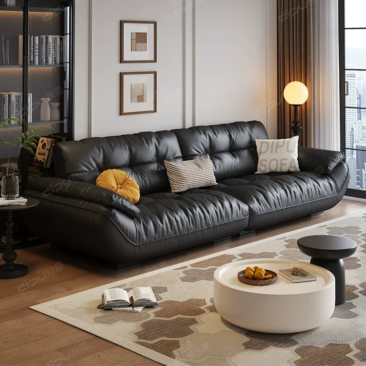 DIPU Felicity Cream Cowhide Cloud Sofa from DIPU