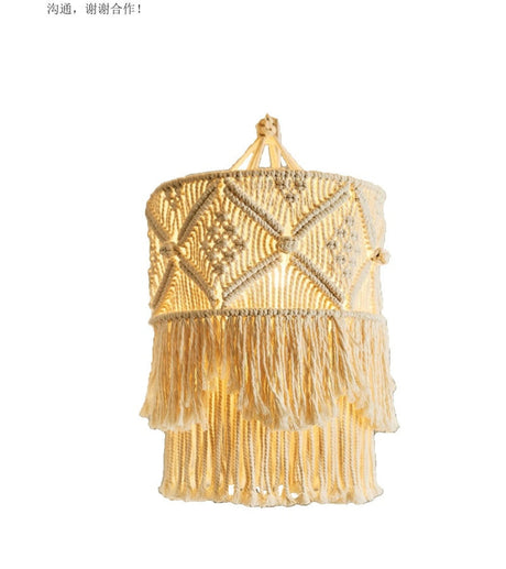 ZHANG MEIMEI Boho Living Room Lampshade Tapestry from ZHANG MEIMEI
