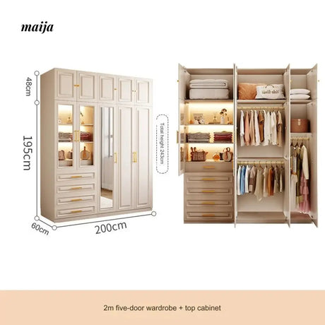 White Retro French Style Wardrobe from maija