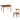 Retractable Solid Wood Dining Table for Small Space from maija
