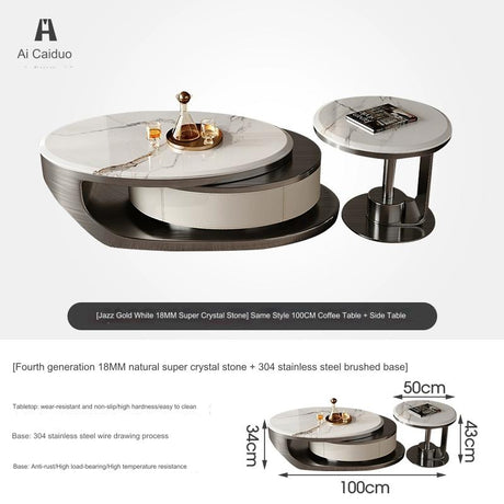 Seaton Lazy Susan Dining Table from MODENG