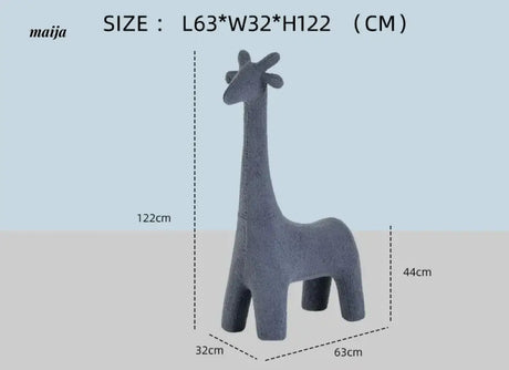 LOWERLEFT Giraffe Kids Shoe Stool from Lower Left