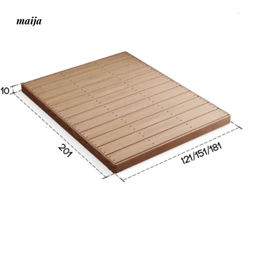 Japanese Tatami Solid Wood Platform Bed from AI