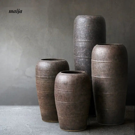 JOTO Retro Ceramic Large Vase Living Room Hotel Decoration from JOTO