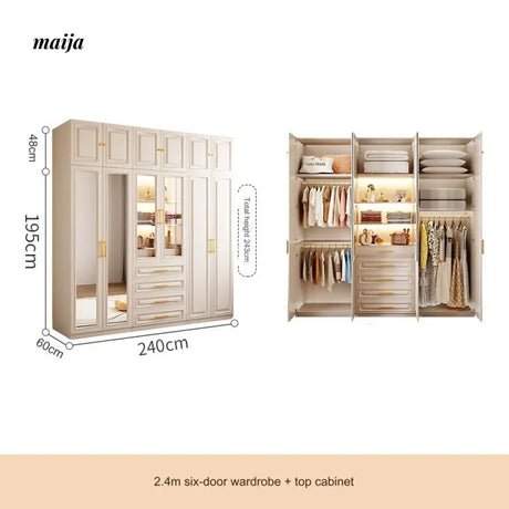 White Retro French Style Wardrobe from maija