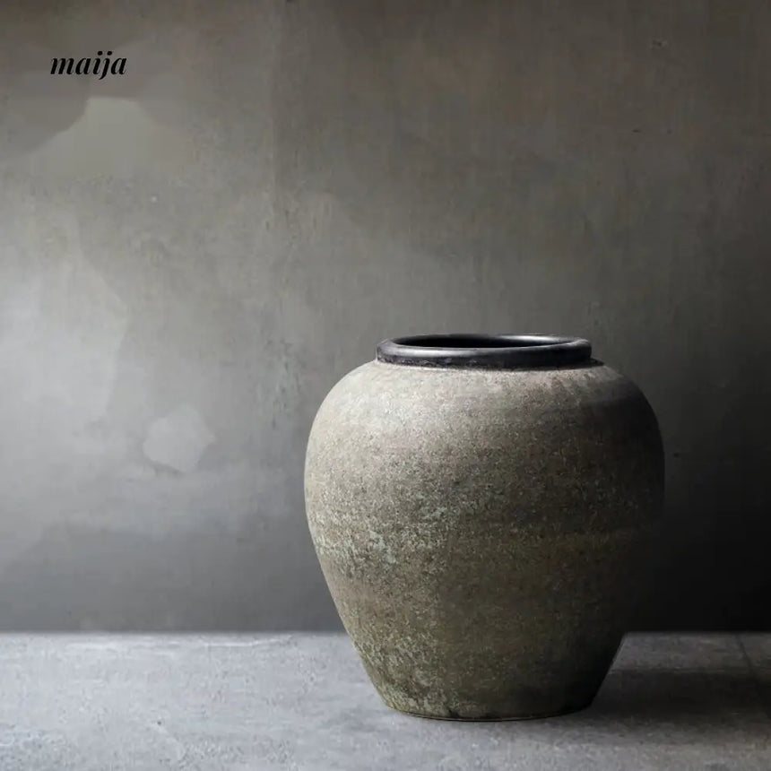 JOTO Retro Ceramic Large Vase Living Room Hotel Decoration from JOTO