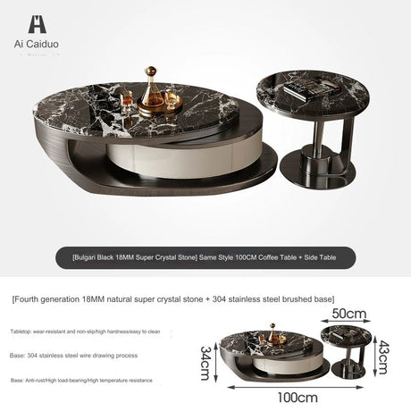 Seaton Lazy Susan Dining Table from MODENG