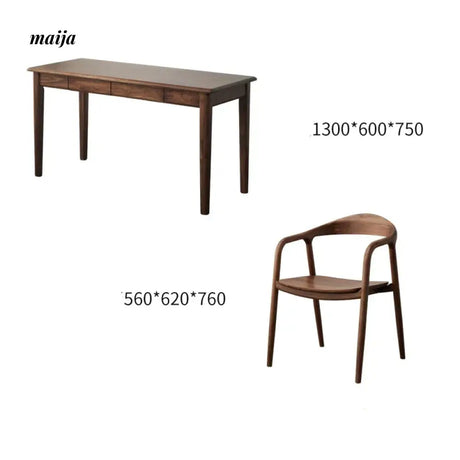XIXI Aiden Solid Wood Office Desk from XIXI