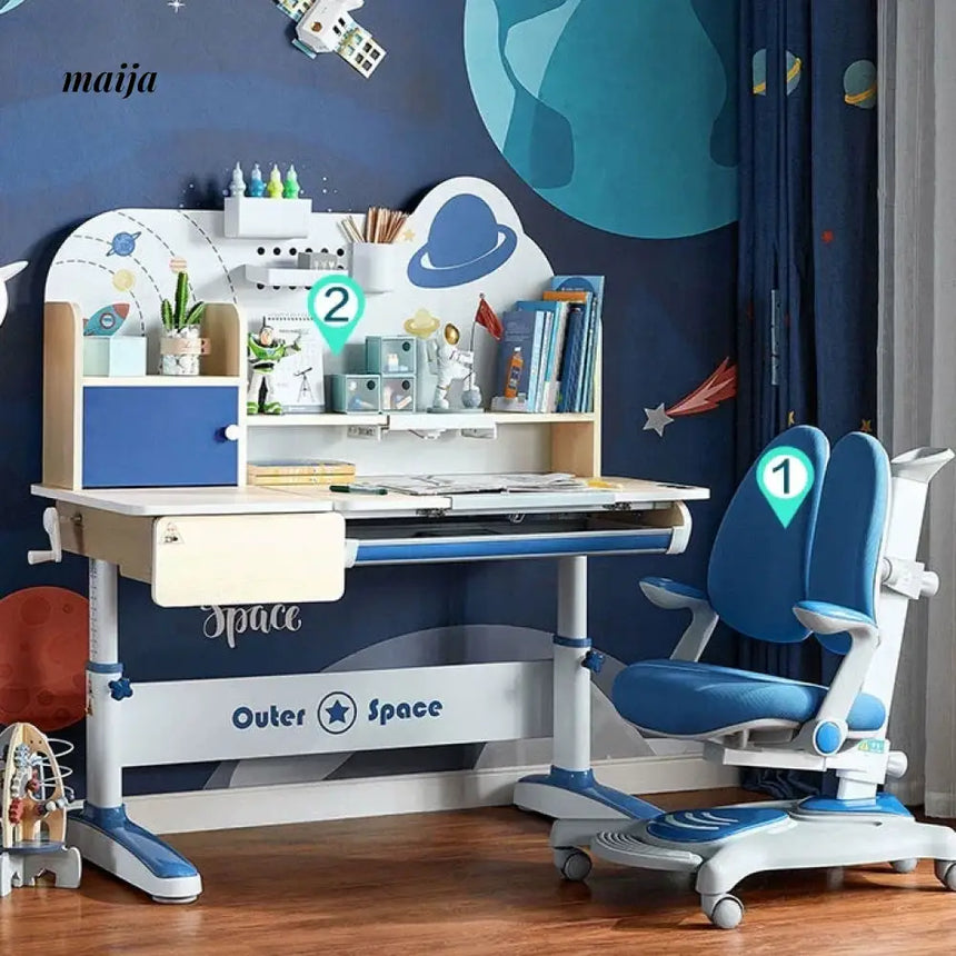 LINSYKIDS LH170 Hand Cranked Adjustable Study Set from LINSY KIDS