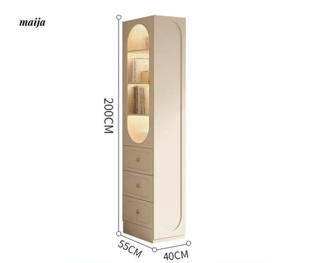 MEIHOUSE French Cream Bedroom Wardrobe Modern Assembled Cabinet from MEIHOUSE