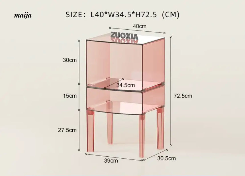 LOWERLEFT Acrylic Minimalist Bedroom Cabinet from HOBBYTREE