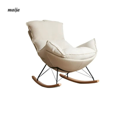 GENJI Eggshell Rocking Chair from GENJI