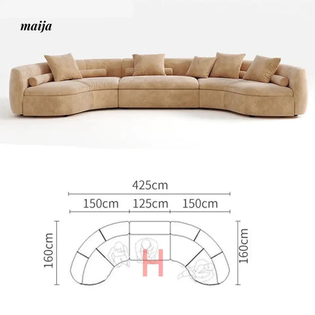 NAVI Emelie Curve Sofa from NAVI