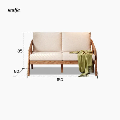 Mikolaj Solid Wood Sofa from AI