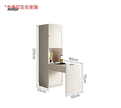 MEIHOUSE French Cream Bedroom Storage Combination Coat Cabinet from MEIHOUSE