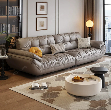 DIPU Felicity Cream Cowhide Cloud Sofa from DIPU