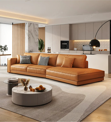 DIPU Sloane Modern Leather Sofa from DIPU