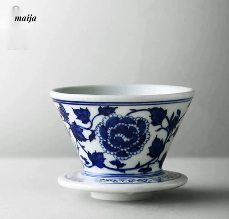JOTO Rhine Blue Handcrafted Coffee Filter V60 Set from JOTO