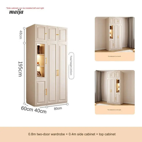 White Retro French Style Wardrobe from maija
