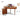 Solid Wood Corner Dressing Table from maija