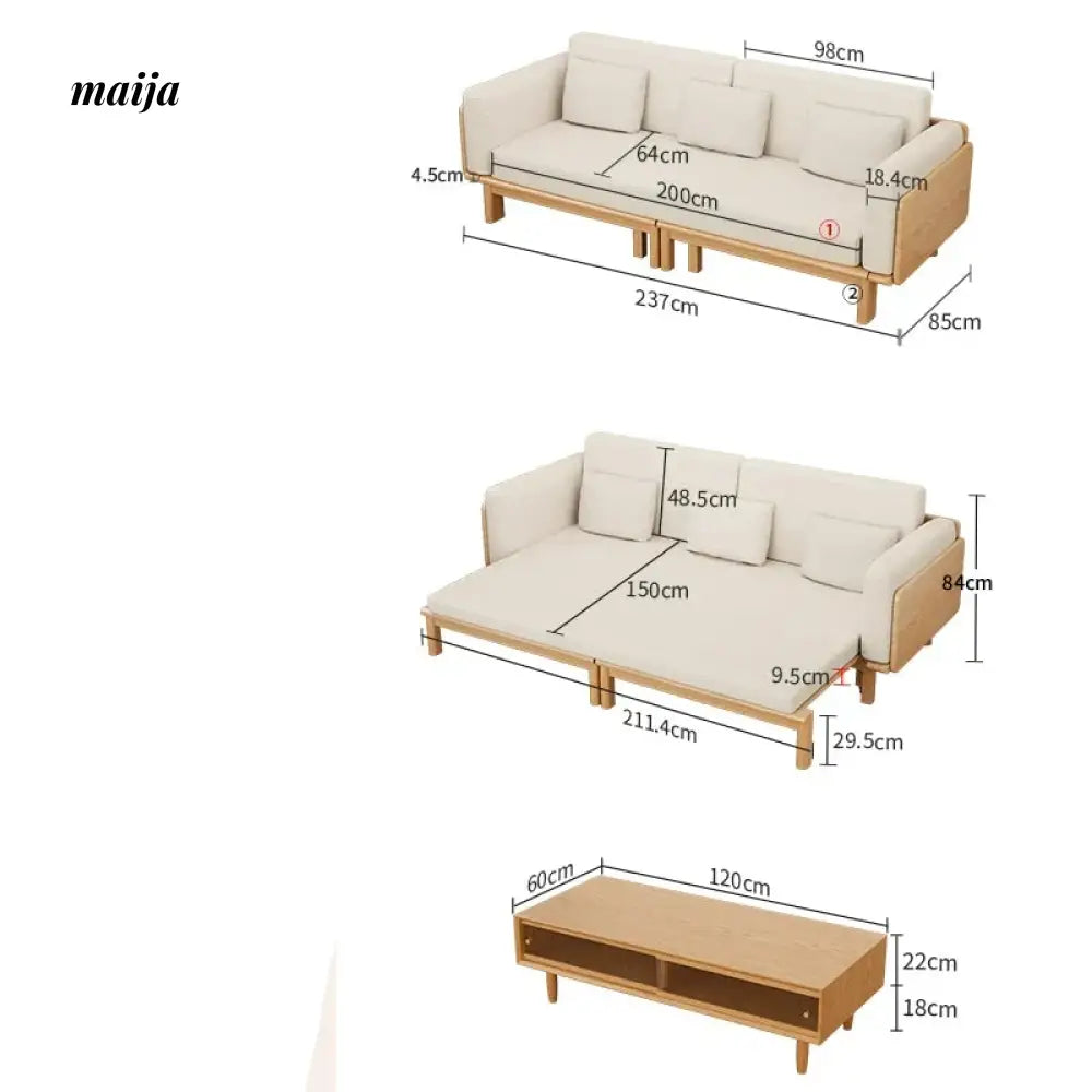 FUYUKI Buckeye Sofa Bed from FUYUKI