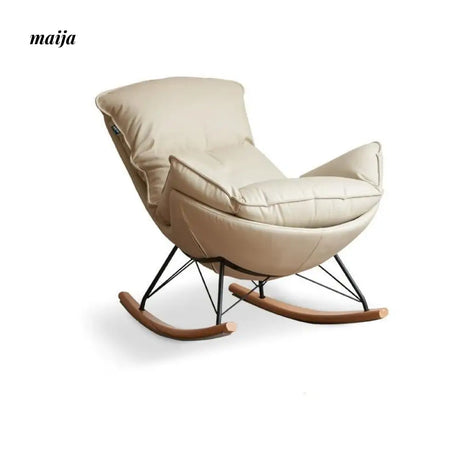 GENJI Eggshell Rocking Chair from GENJI