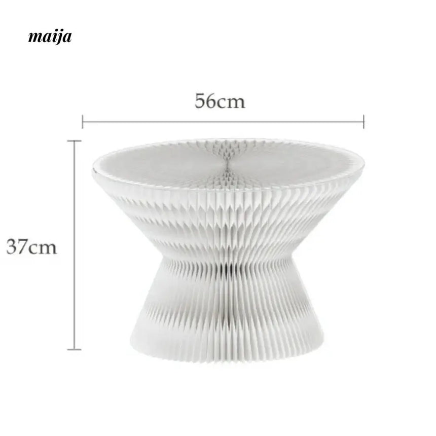 SHIBA Paper Foldable Honeycomb Round Side Table