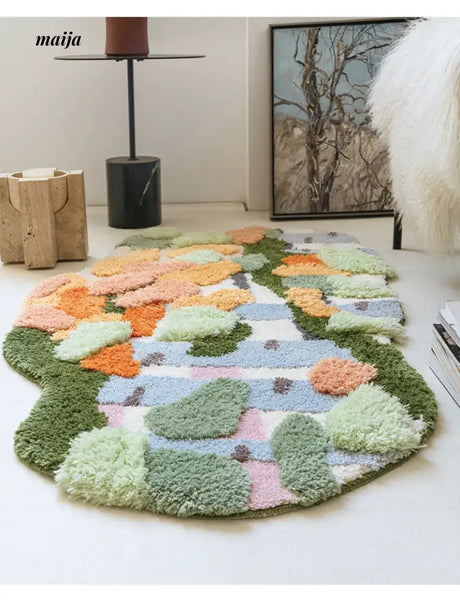 Monet Blooming Garden Rug from maija