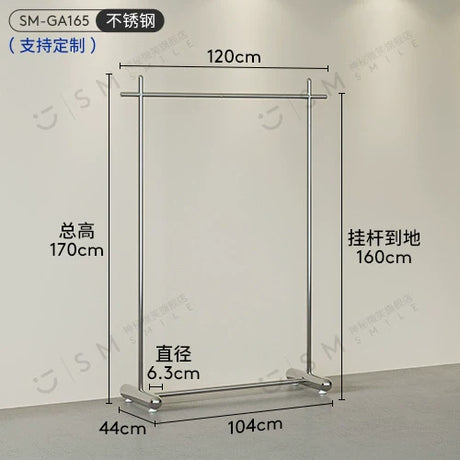 SM Henry Stainless Steel Clothing Hanger Stand from SM