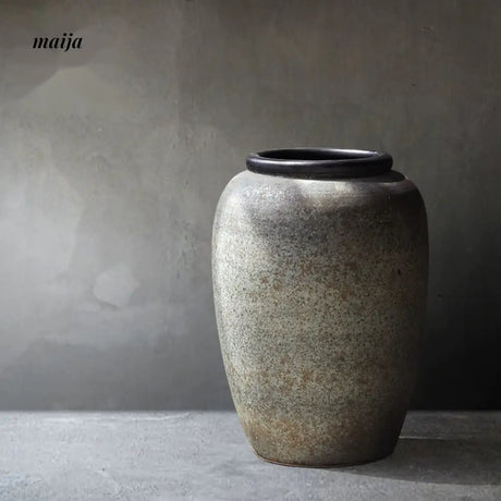 JOTO Retro Ceramic Large Vase Living Room Hotel Decoration from JOTO