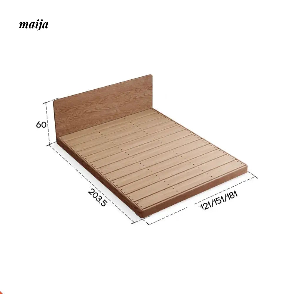 Tatami Solid Wood Platform Bed from AI