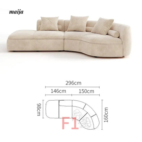 NAVI Emelie Curve Sofa from NAVI