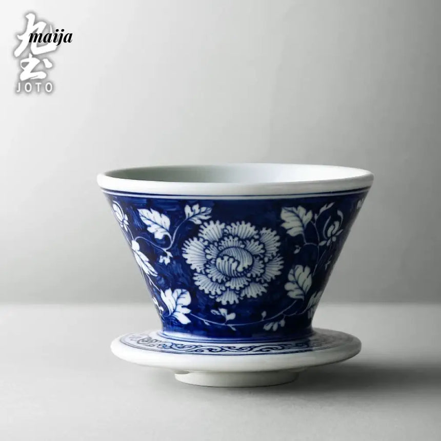 JOTO Rhine Blue Handcrafted Coffee Filter V60 Set from JOTO