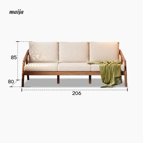 Mikolaj Solid Wood Sofa from AI